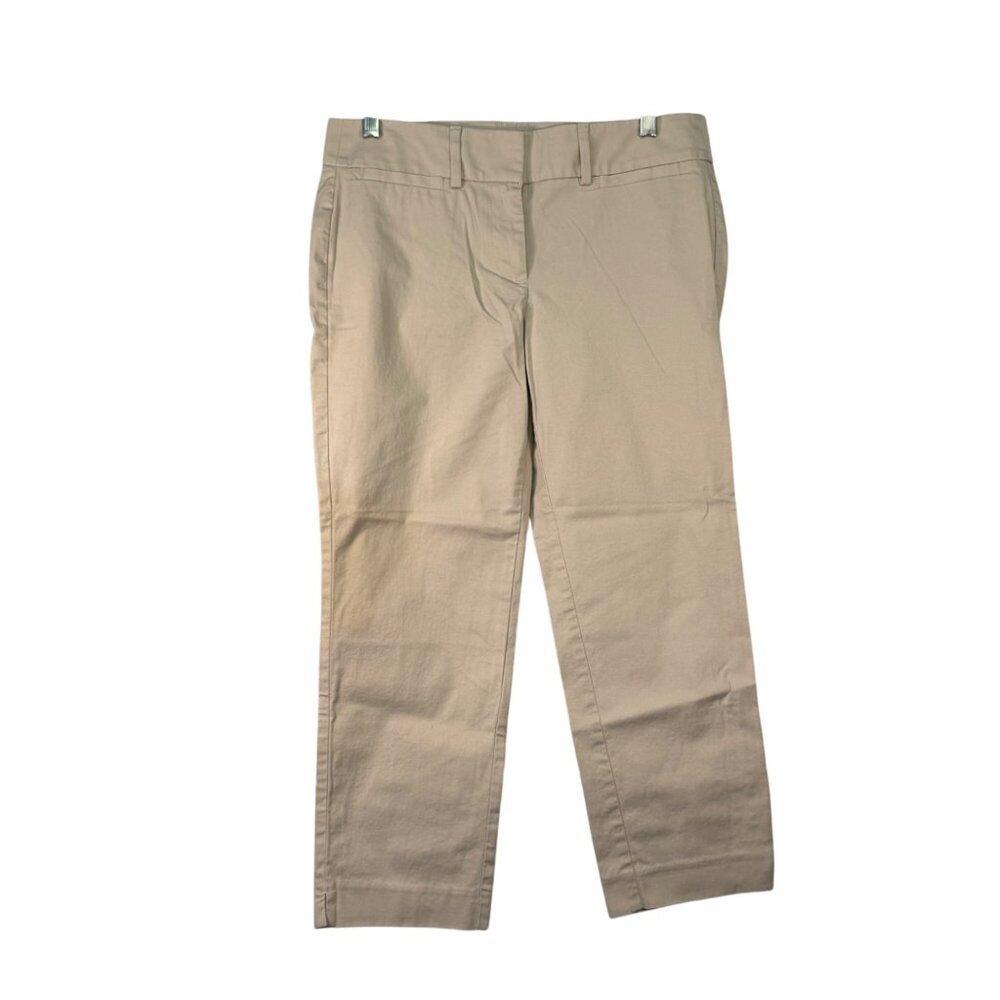 Ann Taylor Factory Straight Leg Pants in Khaki